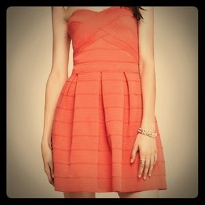 Sans Souci coral mini dress
